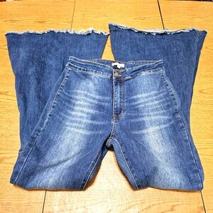 Home Folk Bell Bottom Flare Stretch Jeans Size 10